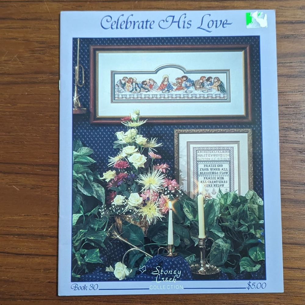 Celebrate His Love Cross Stitch Pattern Book 1987